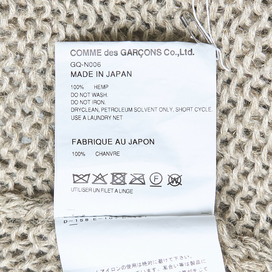 COMME des GARCONS Hemp Jersey Garment Treated Top – Available at Club 21, Official Retailer in Singapore, Malaysia & Thailand with Global Shipping Online
