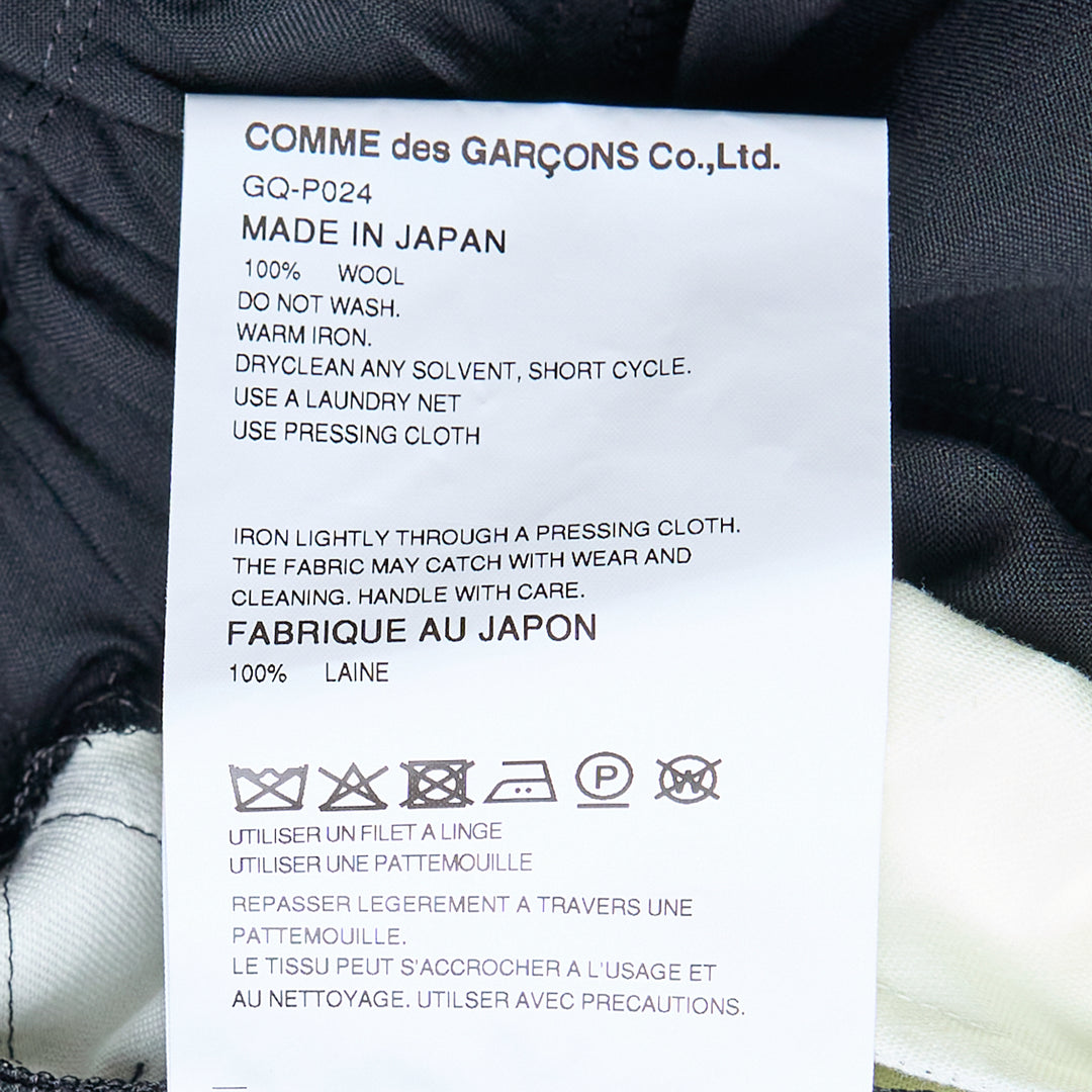 COMME des GARCONS Wool Tropical Pants – Available at Club 21, Official Retailer in Singapore, Malaysia & Thailand with Global Shipping Online