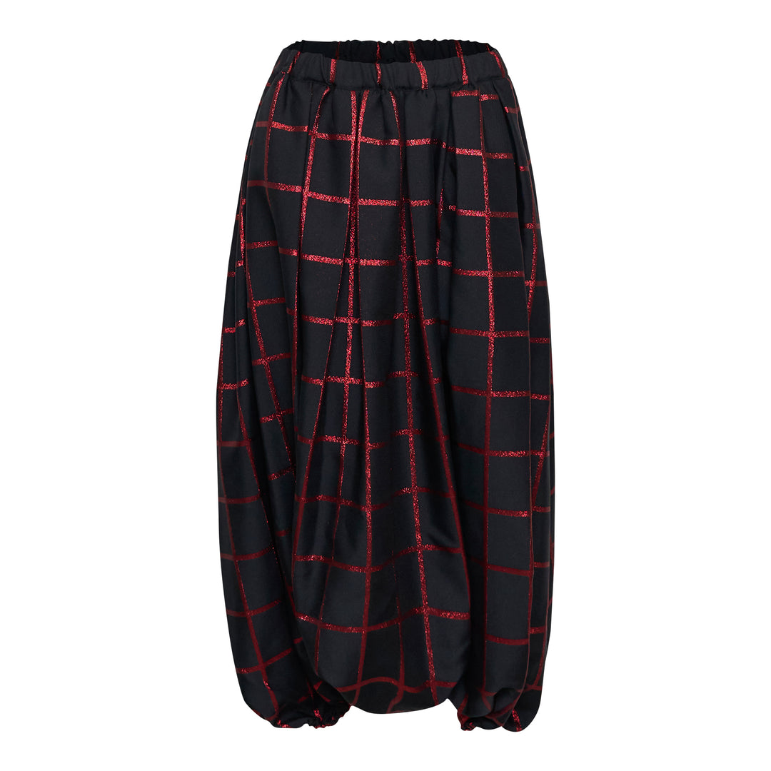 COMME des GARCONS Polyester Lame Block Jacquard Skirt – Available at Club 21, Official Retailer in Singapore, Malaysia & Thailand with Global Shipping Online