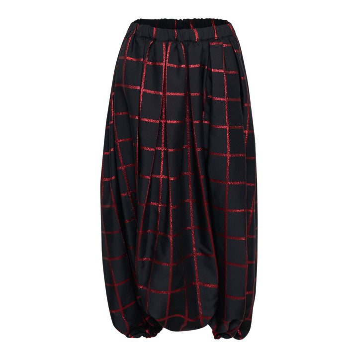 COMME des GARCONS Polyester Lame Block Jacquard Skirt – Available at Club 21, Official Retailer in Singapore, Malaysia & Thailand with Global Shipping Online