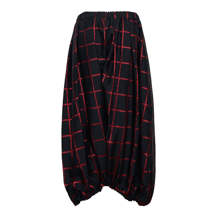 COMME des GARCONS Polyester Lame Block Jacquard Skirt – Available at Club 21, Official Retailer in Singapore, Malaysia & Thailand with Global Shipping Online
