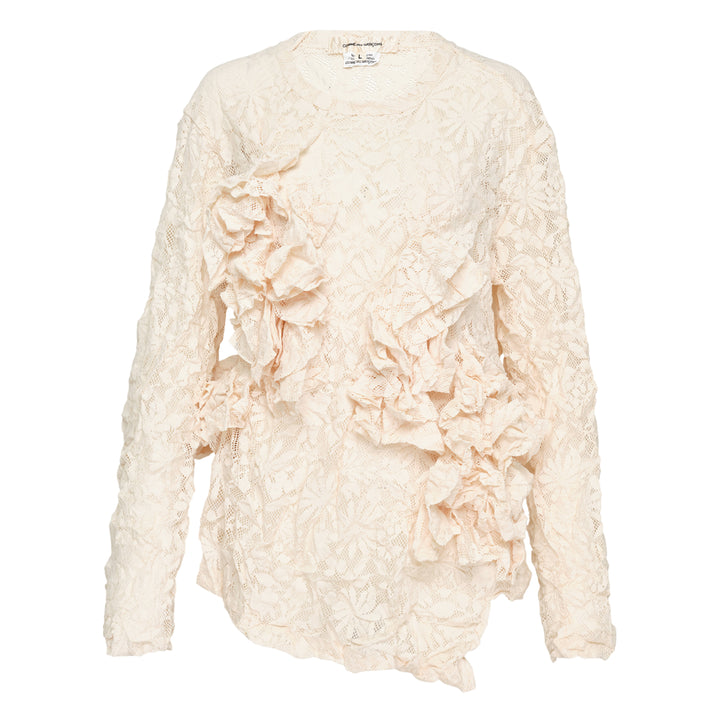 COMME des GARCONS Polyester Raschel Lace Top – Available at Club 21, Official Retailer in Singapore, Malaysia & Thailand with Global Shipping Online