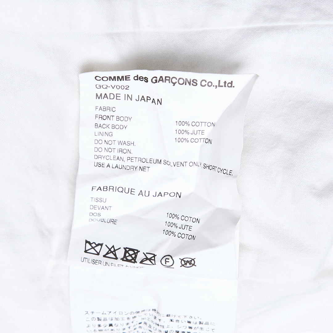COMME des GARCONS Cotton Chemical Lace x Jute Vest – Available at Club 21, Official Retailer in Singapore, Malaysia & Thailand with Global Shipping Online