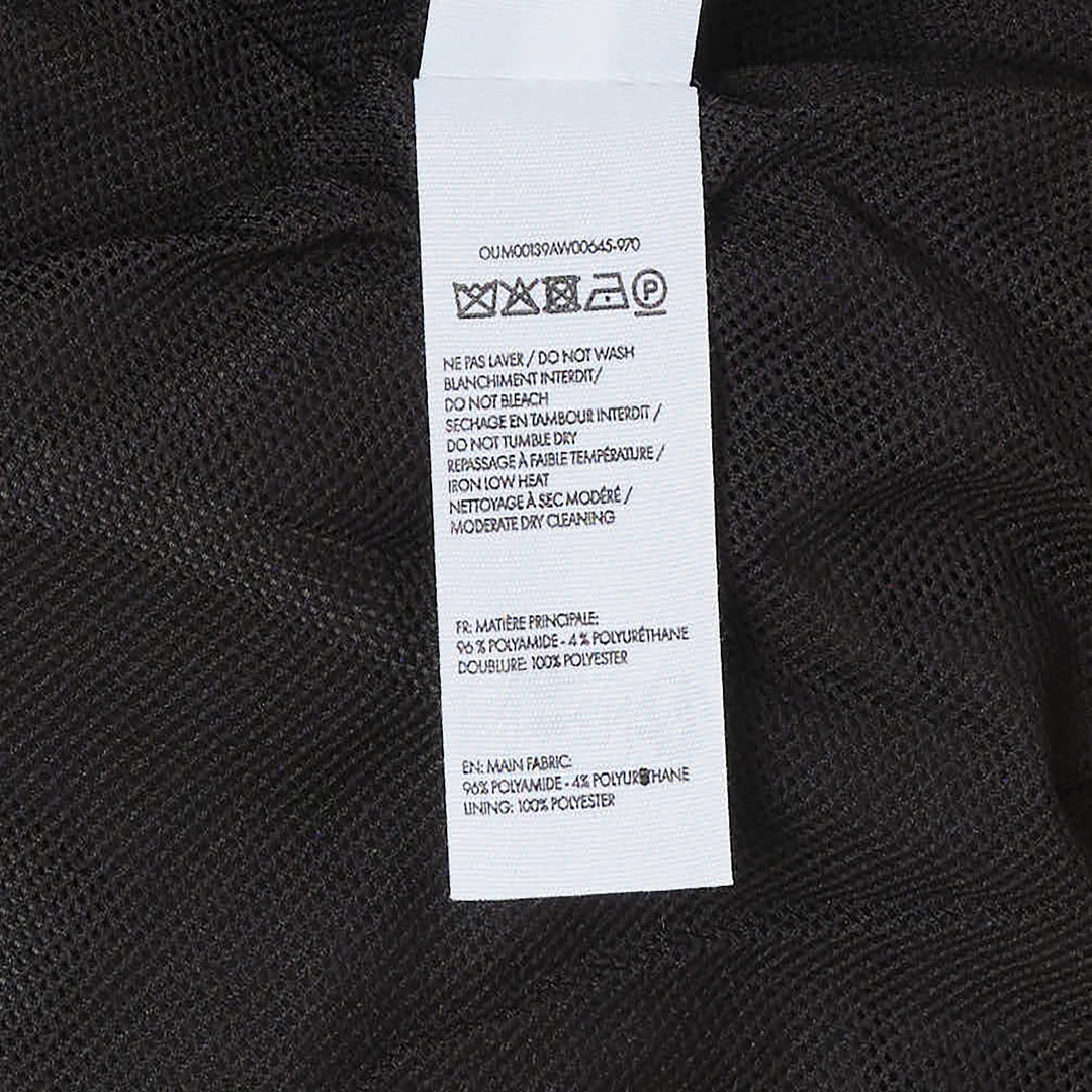 Jacquemus Le Coupe-Vent blouson in slate grey with full-length zip closure, gold script 'J' embroidery on the chest, elasticated cuffs, and drawstring hem - view 3
