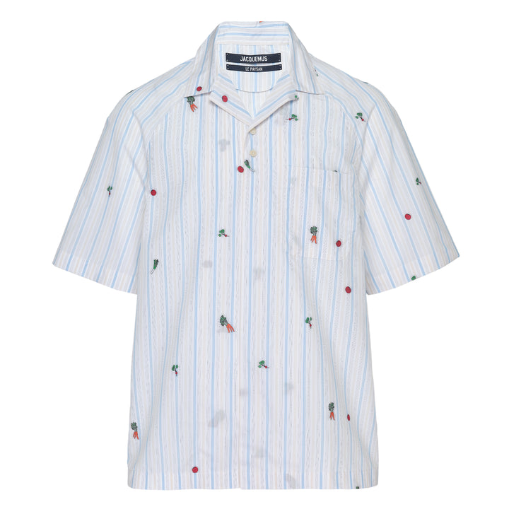 Jacquemus La Chemise Romarin Manches Courtes – Available at Club 21, Official Retailer in Singapore, Malaysia & Thailand with Global Shipping Online