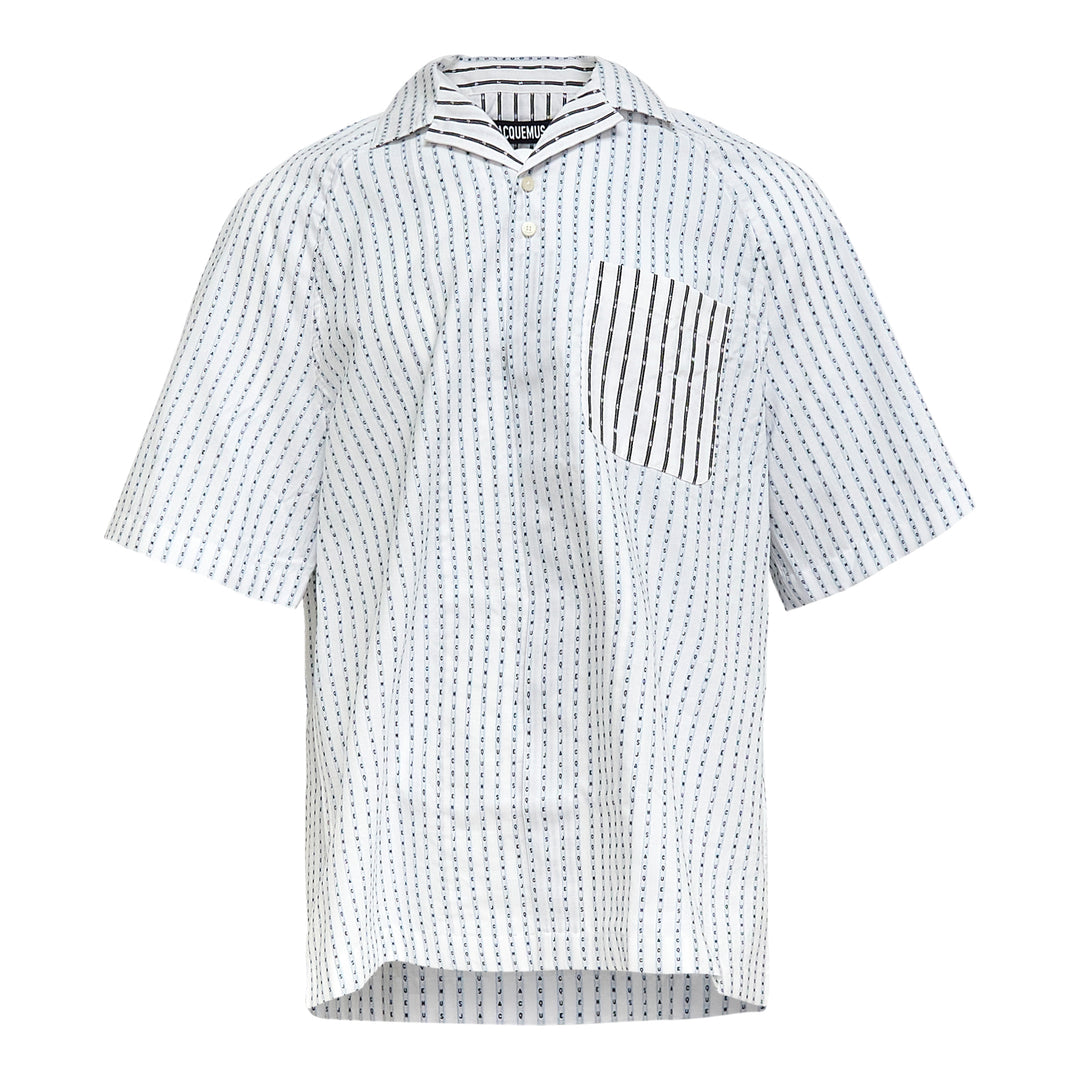 JACQUEMUS La Chemise Romarin Manches Courtes – Available at Club 21, Official Retailer in Singapore, Malaysia & Thailand with Global Shipping Online