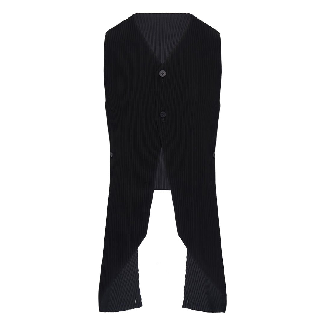 Tuxedo Pleated Vest