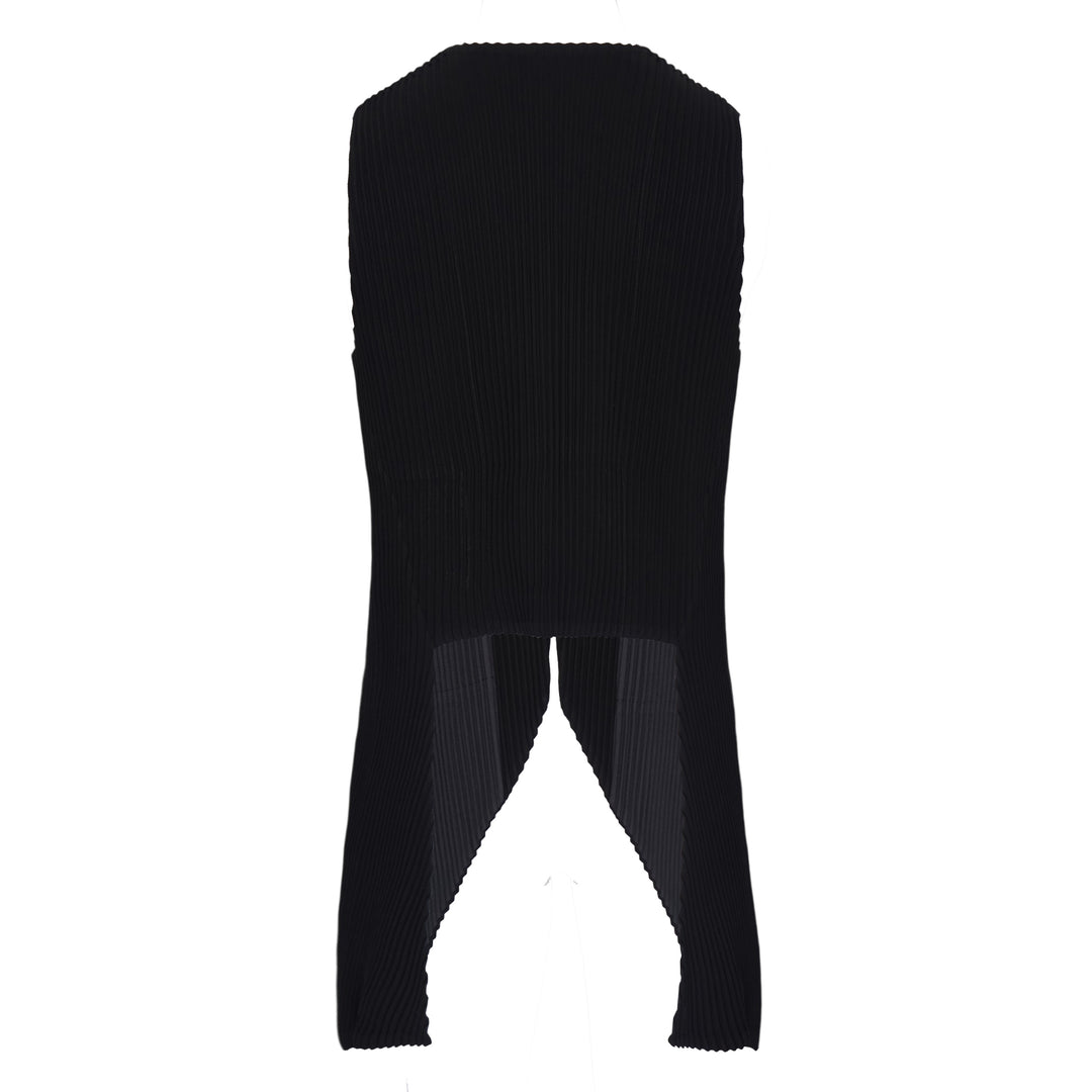 Tuxedo Pleated Vest
