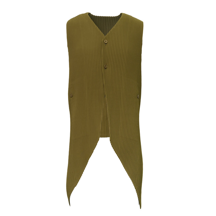 Tuxedo Pleated Vest