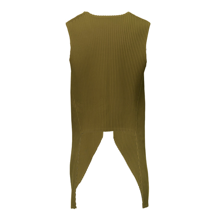 Tuxedo Pleated Vest