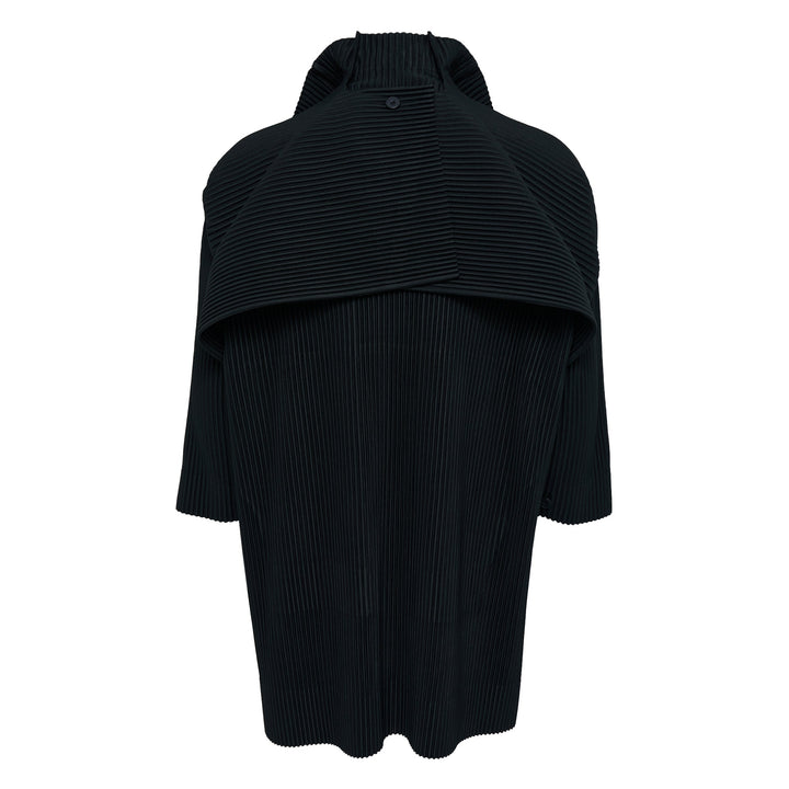 Cover And Fold Pleated Coat