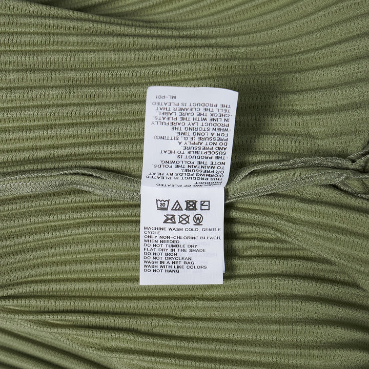 Cover And Fold Pleated Coat