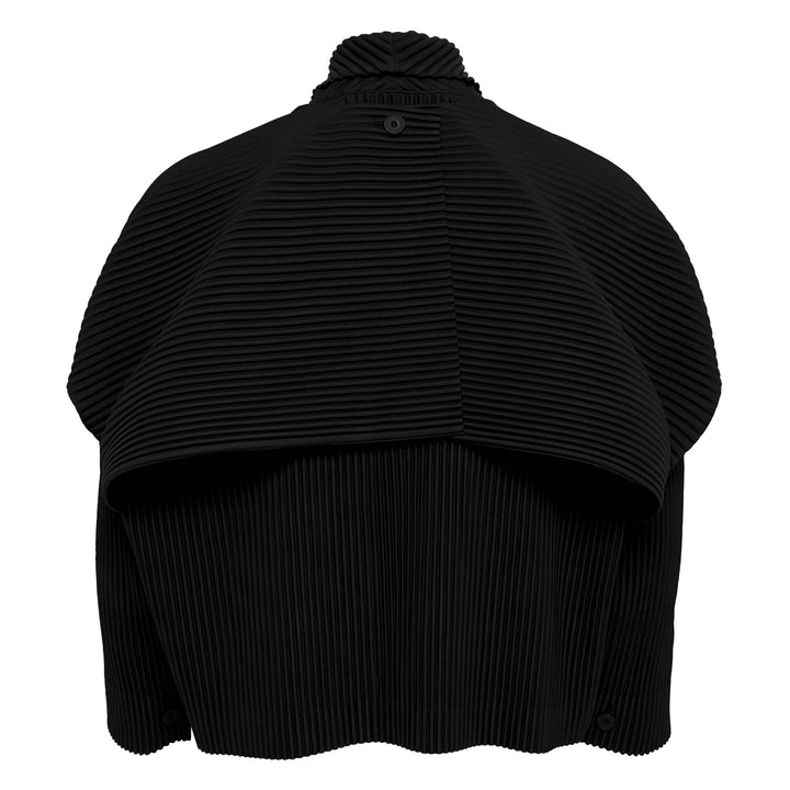 Cover and Fold Pleated Blouson