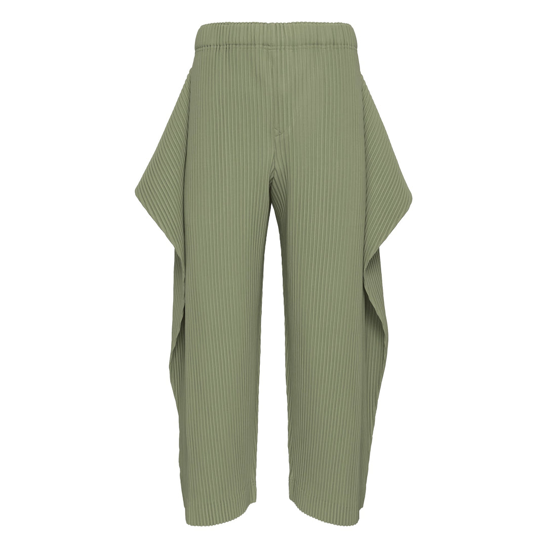 Cover And Fold Pleated Pants