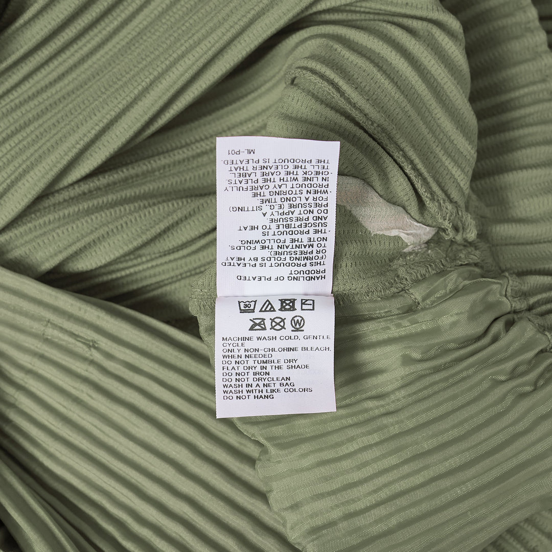 Cover And Fold Pleated Pants