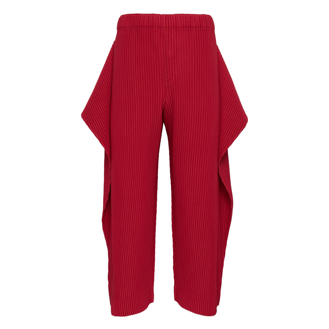 Cover And Fold Pleated Pants