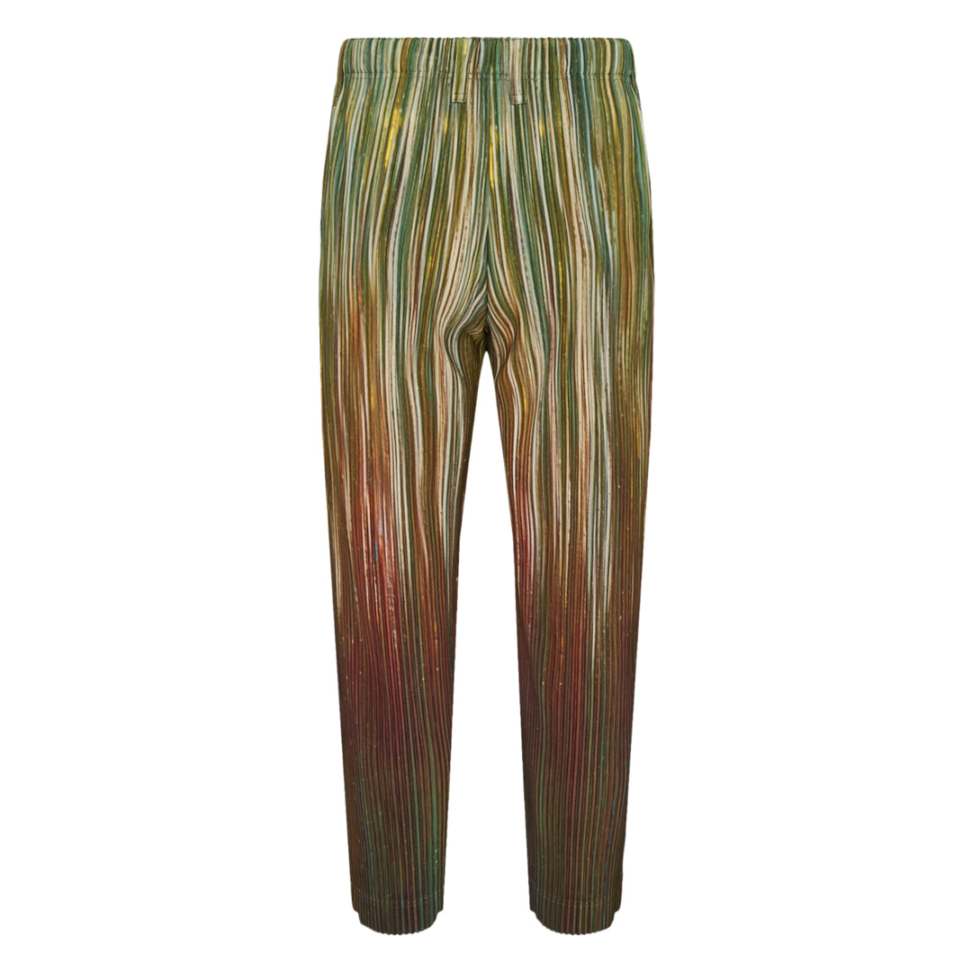 Paint Brush Close-Up Pleated Pants
