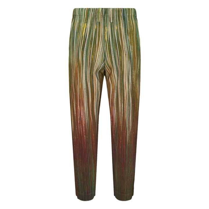 Paint Brush Close-Up Pleated Pants
