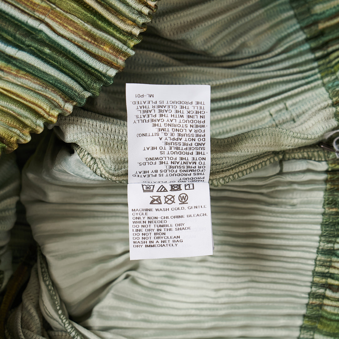 Paint Brush Close-Up Pleated Pants