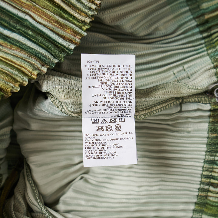 Paint Brush Close-Up Pleated Pants