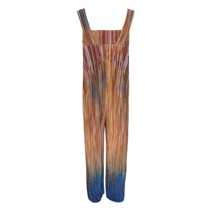 Paint Brush Close-Up Pleated Jumpsuit