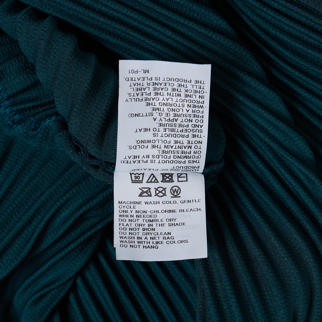 Color Pleats Pleated Top
