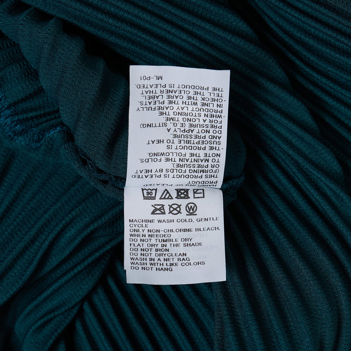 Color Pleats Pleated Top