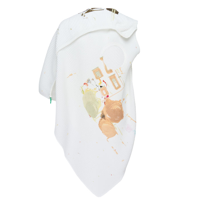 Palette Pleated Top