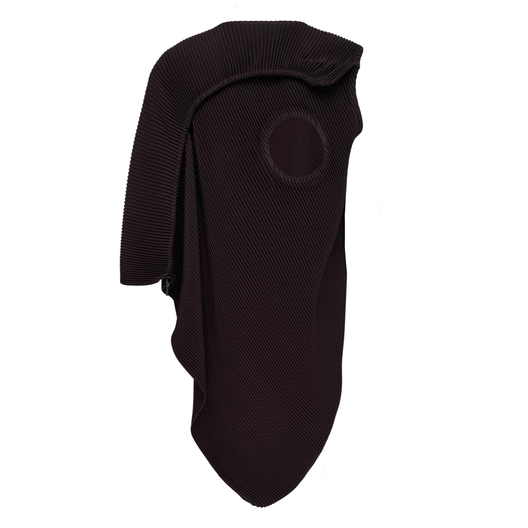 Wear Or Wrap Pleated Top
