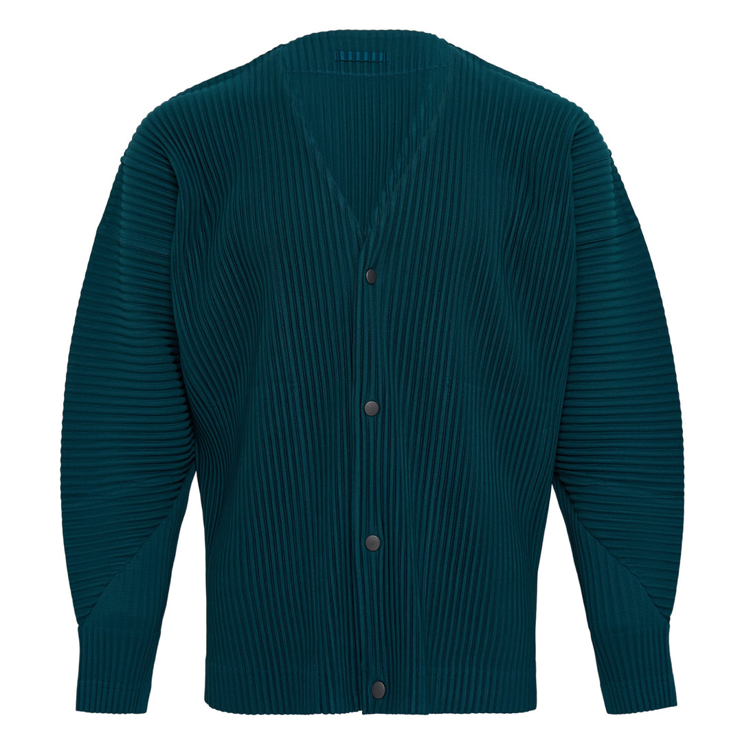 Pleated Cardigan