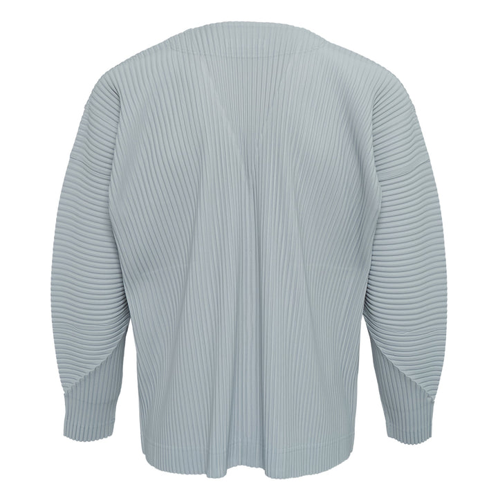 Color Pleats Pleated Cardigan