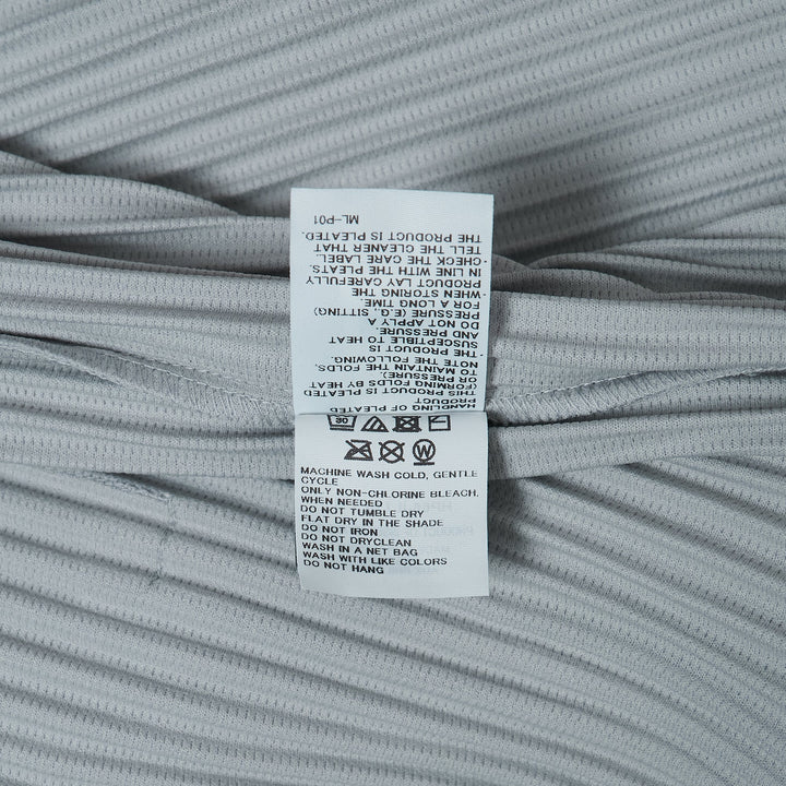 Color Pleats Pleated Cardigan