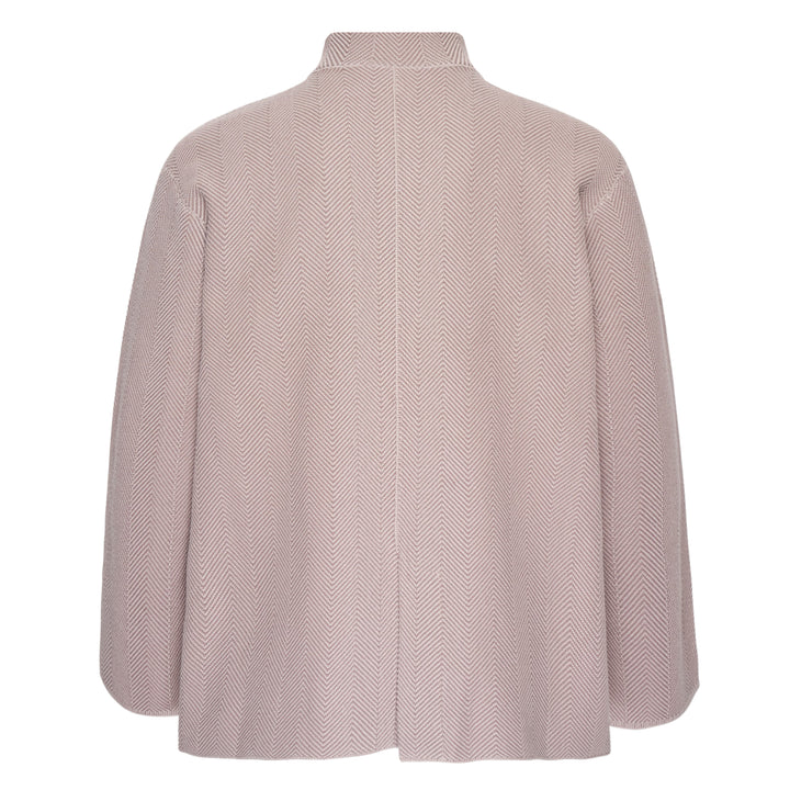 Inlaid Knit Jacket