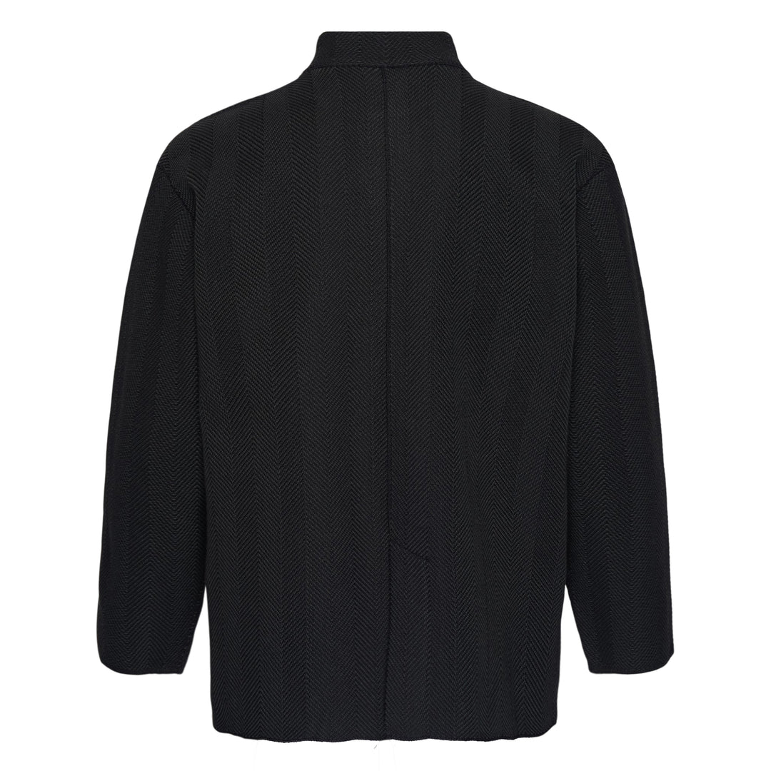 Inlaid Knit Jacket