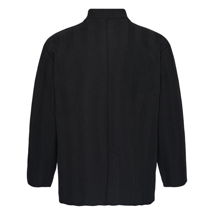 Inlaid Knit Jacket