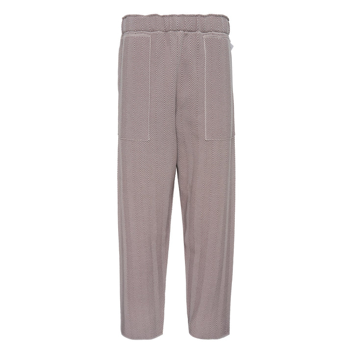 Inlaid Knit Pants