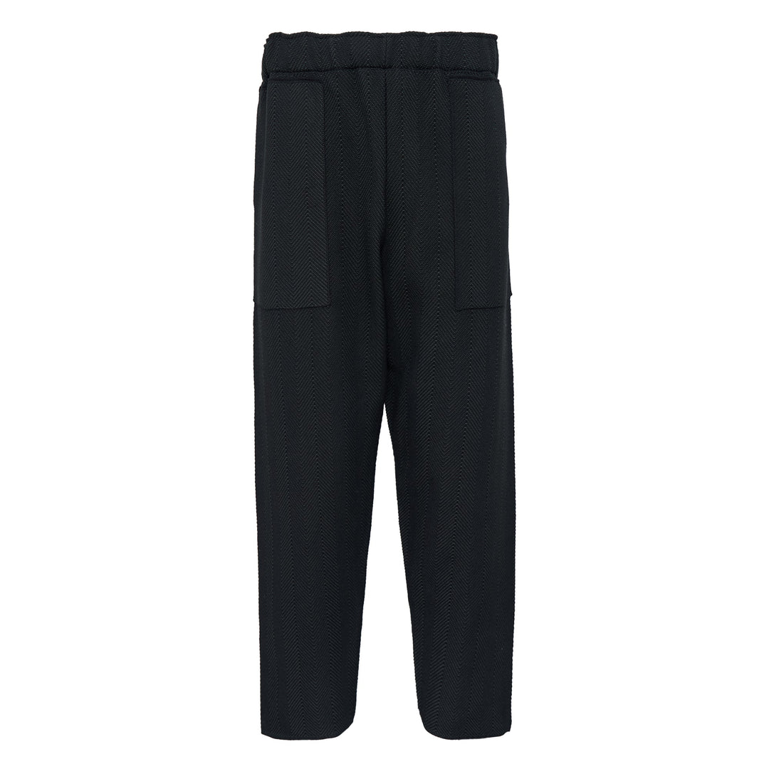 Inlaid Knit Pants