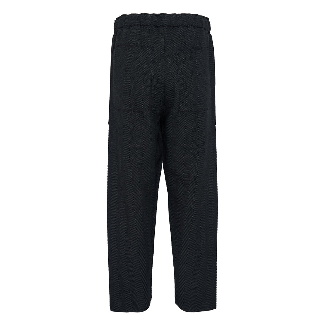 Inlaid Knit Pants