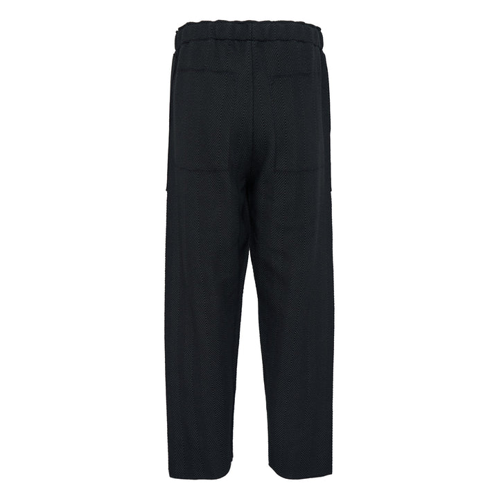 Inlaid Knit Pants