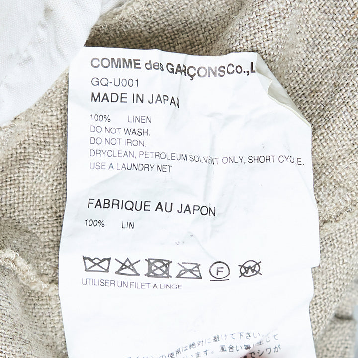 COMME des GARCONS Linen Canvas Jumpsuit – Available at Club 21, Official Retailer in Singapore, Malaysia & Thailand with Global Shipping Online