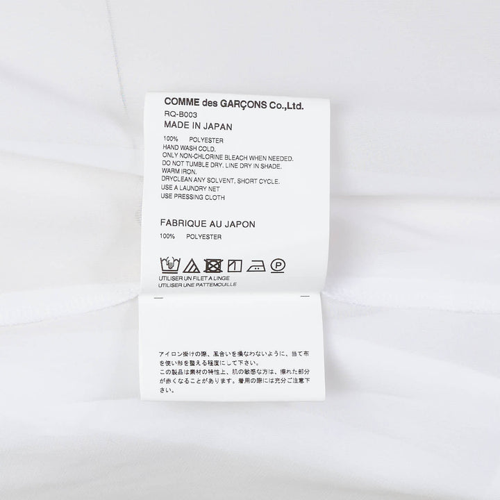 COMME des GARCONS Polyester Georgette Blouse – Available at Club 21, Official Retailer in Singapore, Malaysia & Thailand with Global Shipping Online