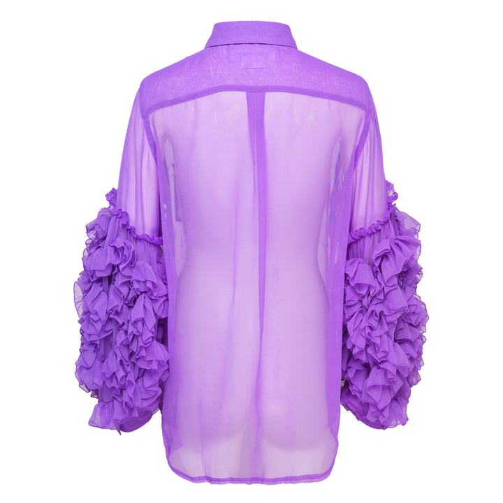 COMME des GARCONS Polyester Georgette Blouse – Available at Club 21, Official Retailer in Singapore, Malaysia & Thailand with Global Shipping Online