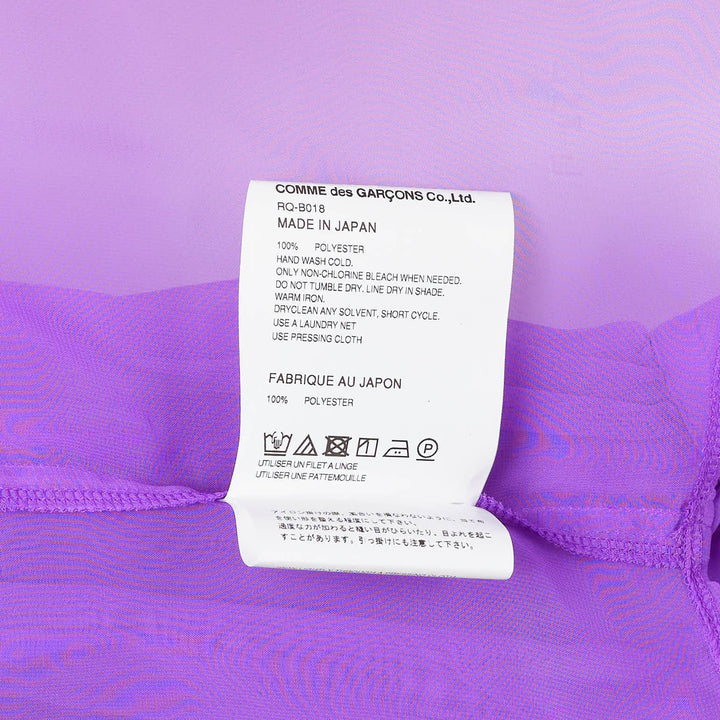 COMME des GARCONS Polyester Georgette Blouse – Available at Club 21, Official Retailer in Singapore, Malaysia & Thailand with Global Shipping Online