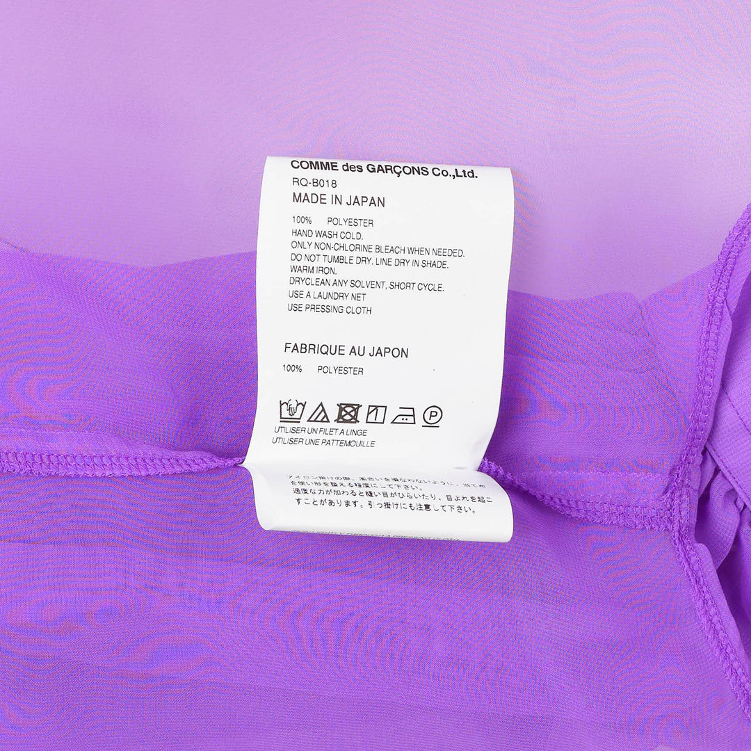 COMME des GARCONS Polyester Georgette Blouse – Available at Club 21, Official Retailer in Singapore, Malaysia & Thailand with Global Shipping Online