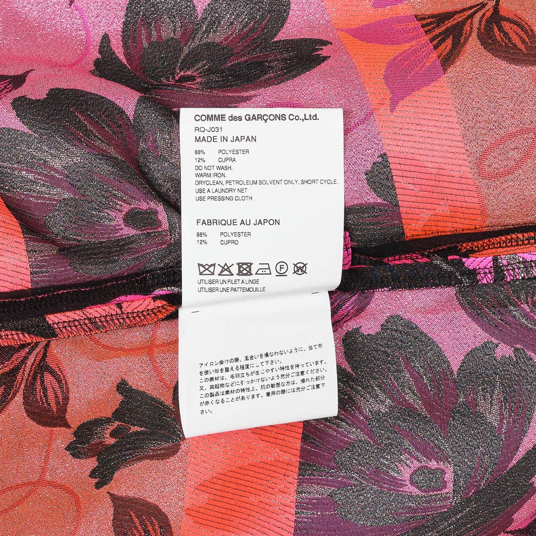 COMME des GARCONS Polyester Jacquard Jacket – Available at Club 21, Official Retailer in Singapore, Malaysia & Thailand with Global Shipping Online
