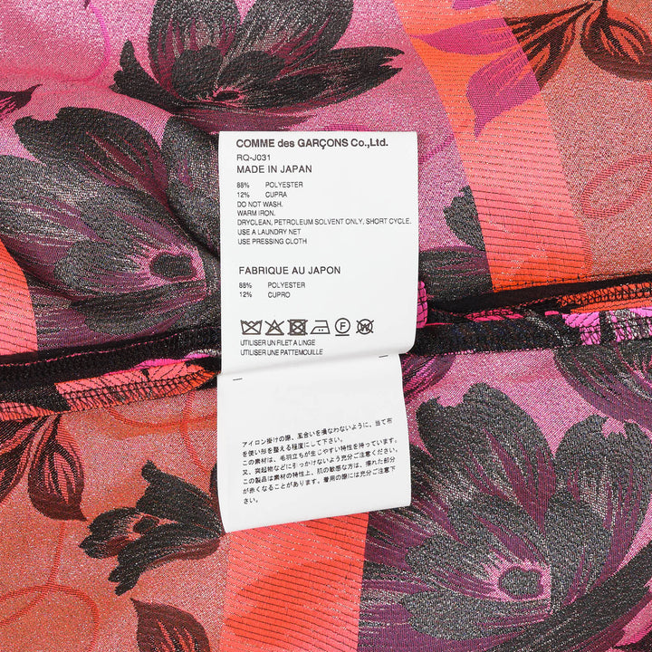 COMME des GARCONS Polyester Jacquard Jacket – Available at Club 21, Official Retailer in Singapore, Malaysia & Thailand with Global Shipping Online