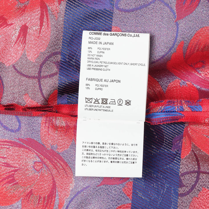 Polyester Jacquard Flower Pattern Jacket