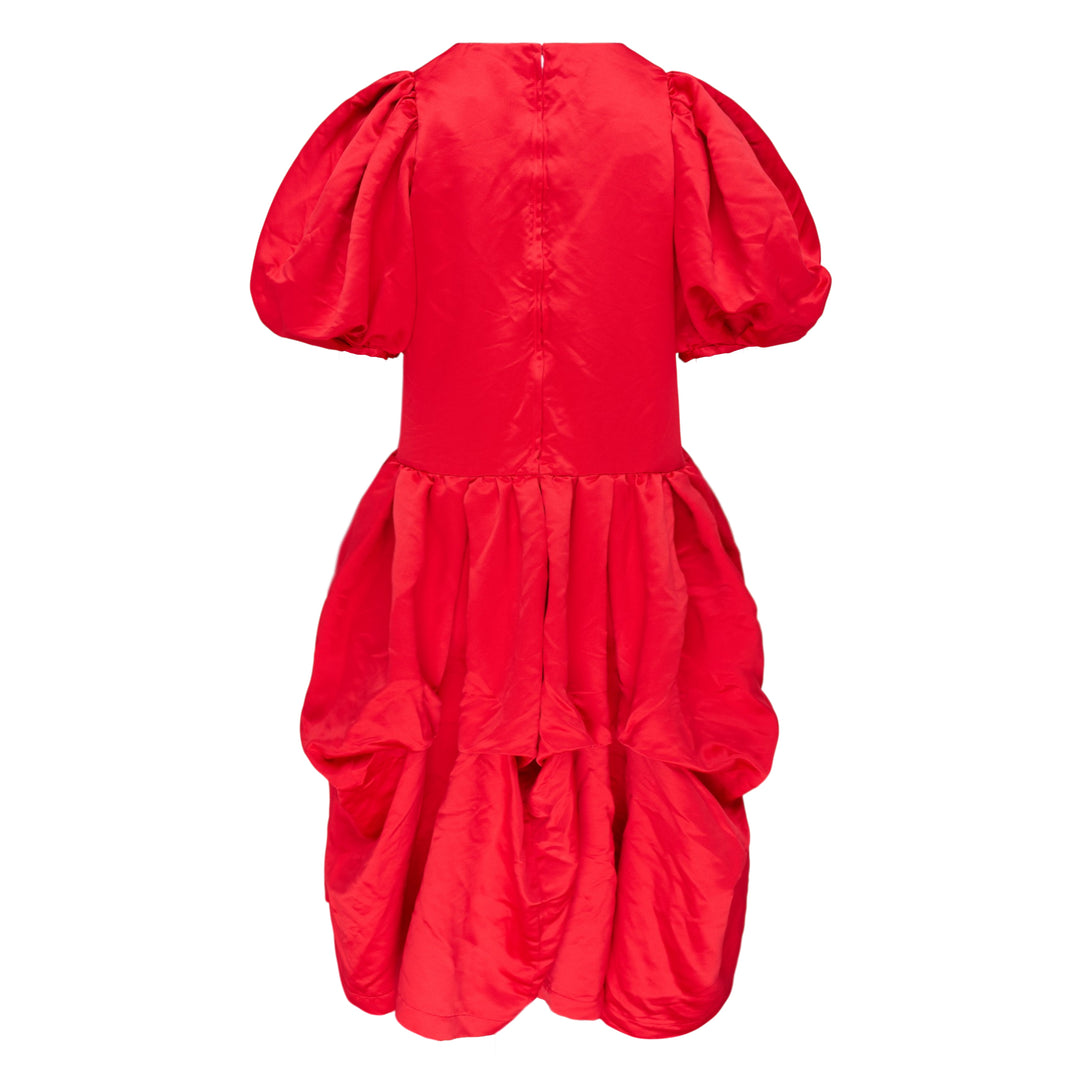 Polyester Satin Garment Dyed Dress