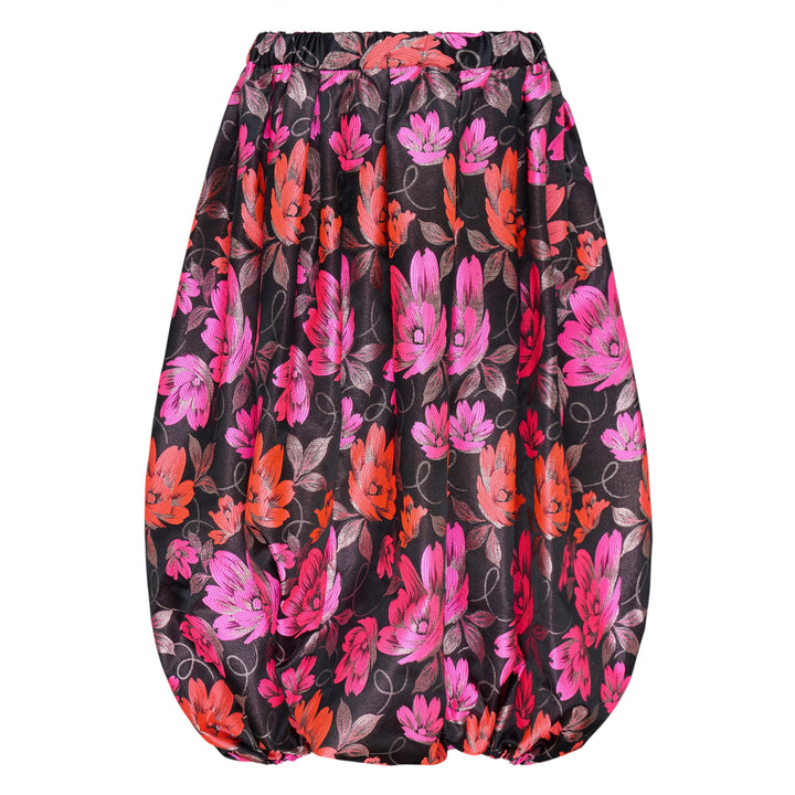 Polyester Jacquard Floral Pants