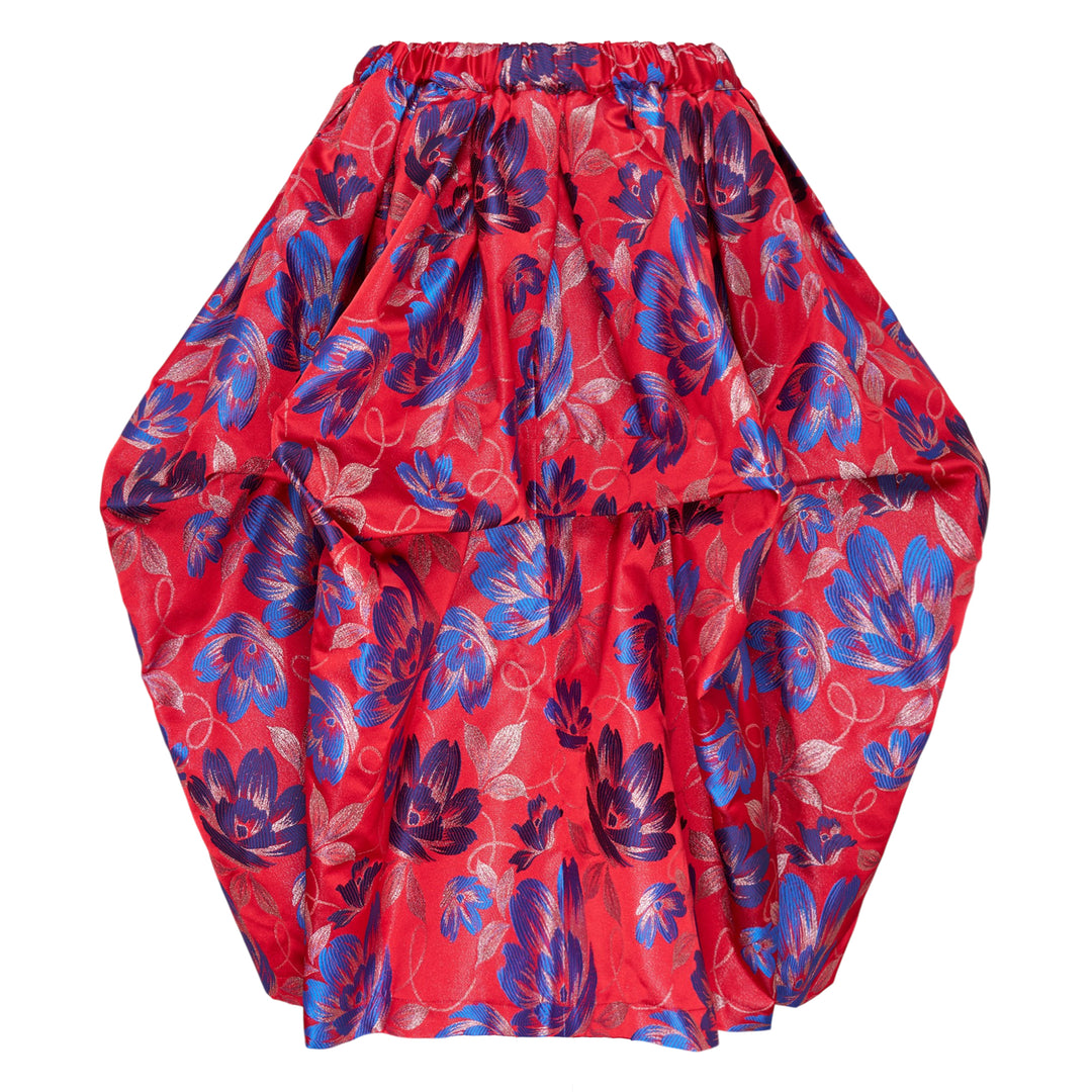 Polyester Jacquard Flower Pattern Skirt